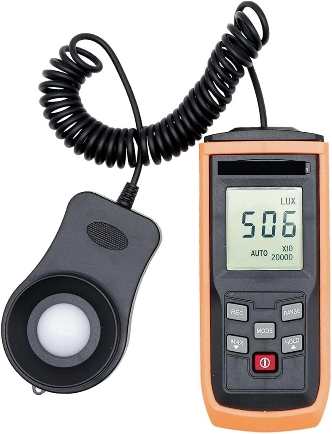 Photographic Light Meters Digital Light Meter Handheld LCD Photography Luminometer Max Min 0-200000 LUX Photometer Illuminance Tester for Plants Aquarium Light Tester