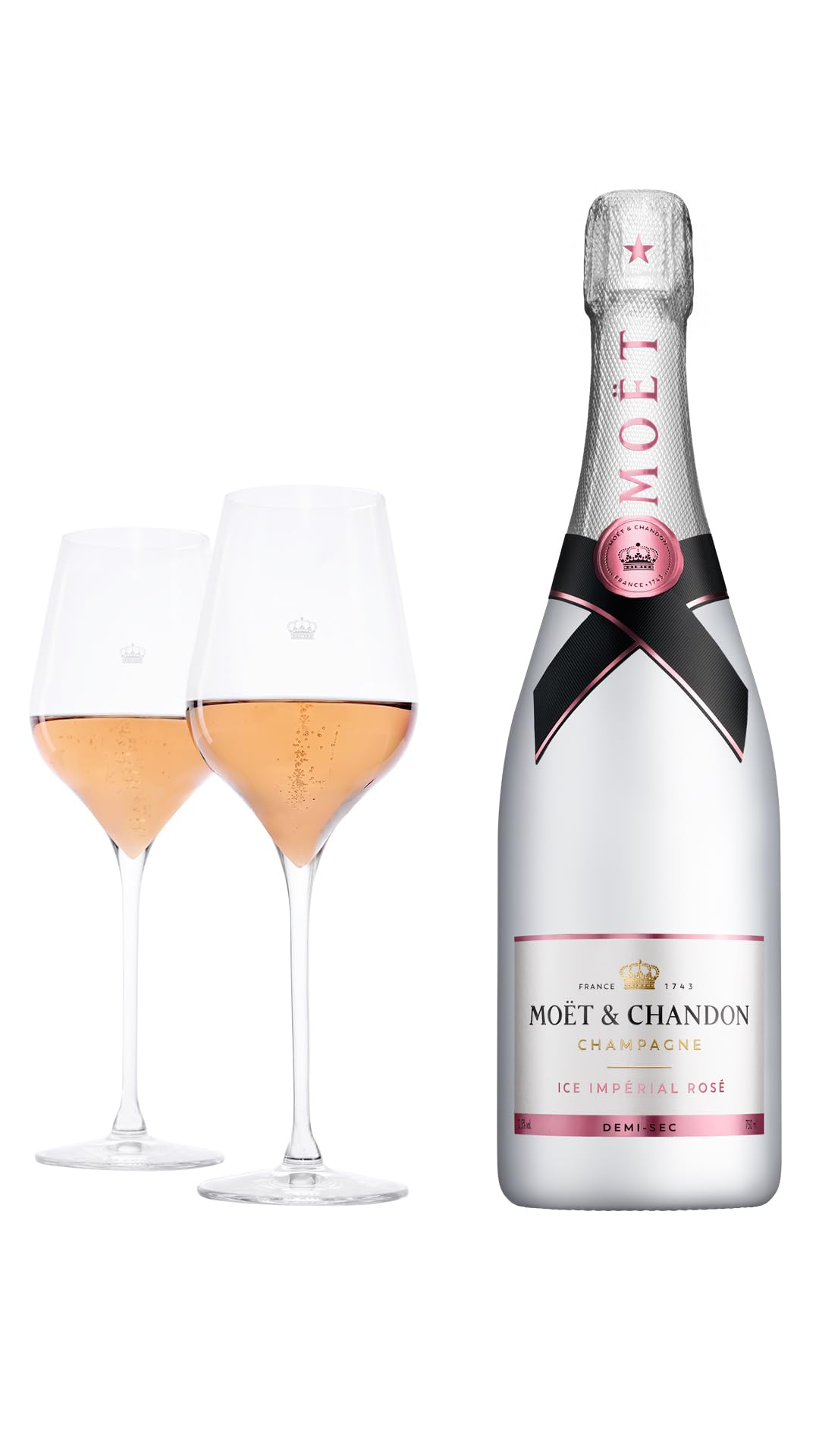 Moët & Chandon Ice Impérial Rosé Champagne, 75 cl : Amazon.co.uk