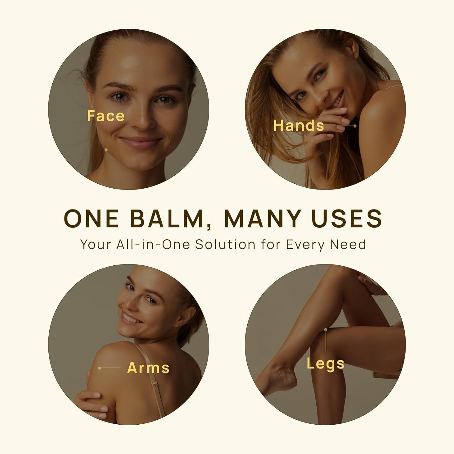 Grass-Fed Beef Tallow for Skin: Organic Whipped Tallow and Honey Balm - Face Moisturizer & Body Cream - Deep Hydrating & Nourishing - Raw Wild Honey, Beeswax, & Vitamin E, 2.3 Oz