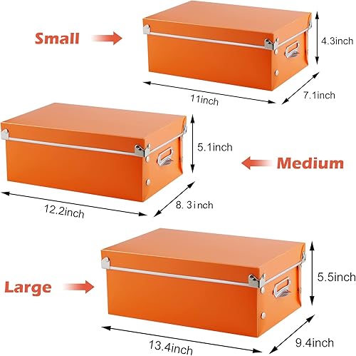 Miniatura 12 de SEEKIND Caja de almacenamiento con tapas y asas decorativas, 3 en 1, a prueba de humedad, plegable para ahorrar espacio, para ropa, cosméticos