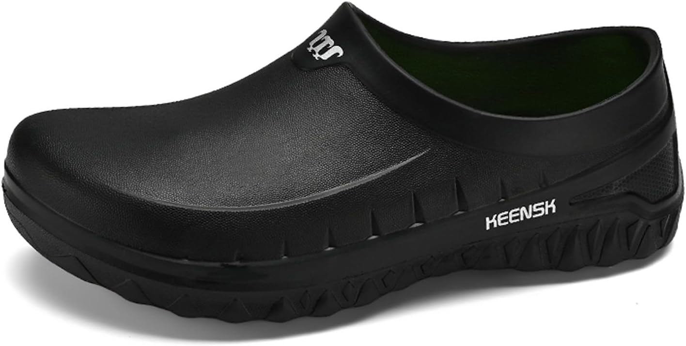 Men Women Work Clogs: Non Slip Chef Shoes - Waterproof Food Service Clogs - Lightweight Work Shoes for Nurse/Kitchens/Restaurant