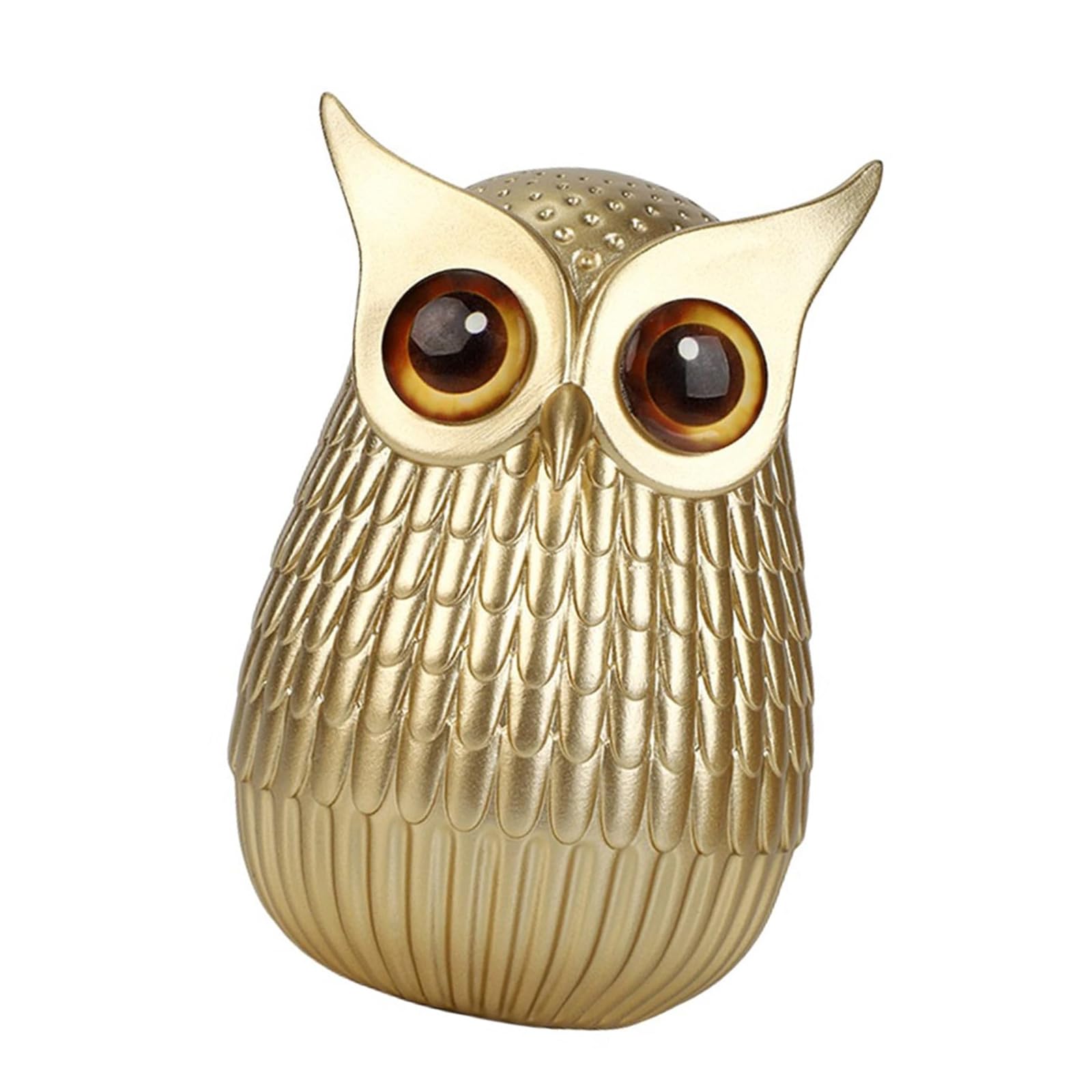 Statue de hibou en résine vintage pour décoration d'intérieur moderne