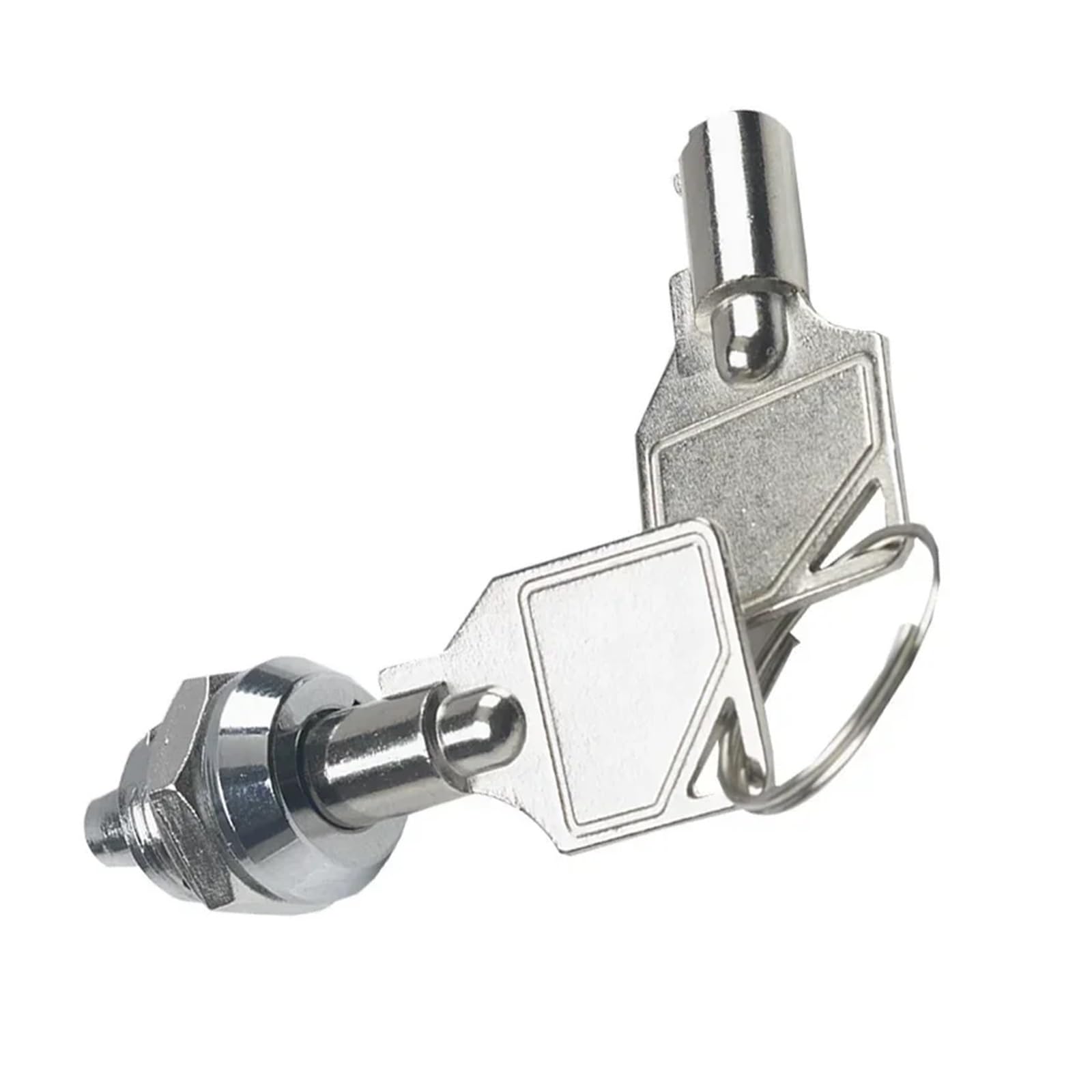 Fonhndg One Color Cabinet Locks 5/10 Sets 12Mm P12-21 Telescopic Cabinet Electronic Key Switch 2 Position On Off Lock Phone Security Power(10 Sets)
