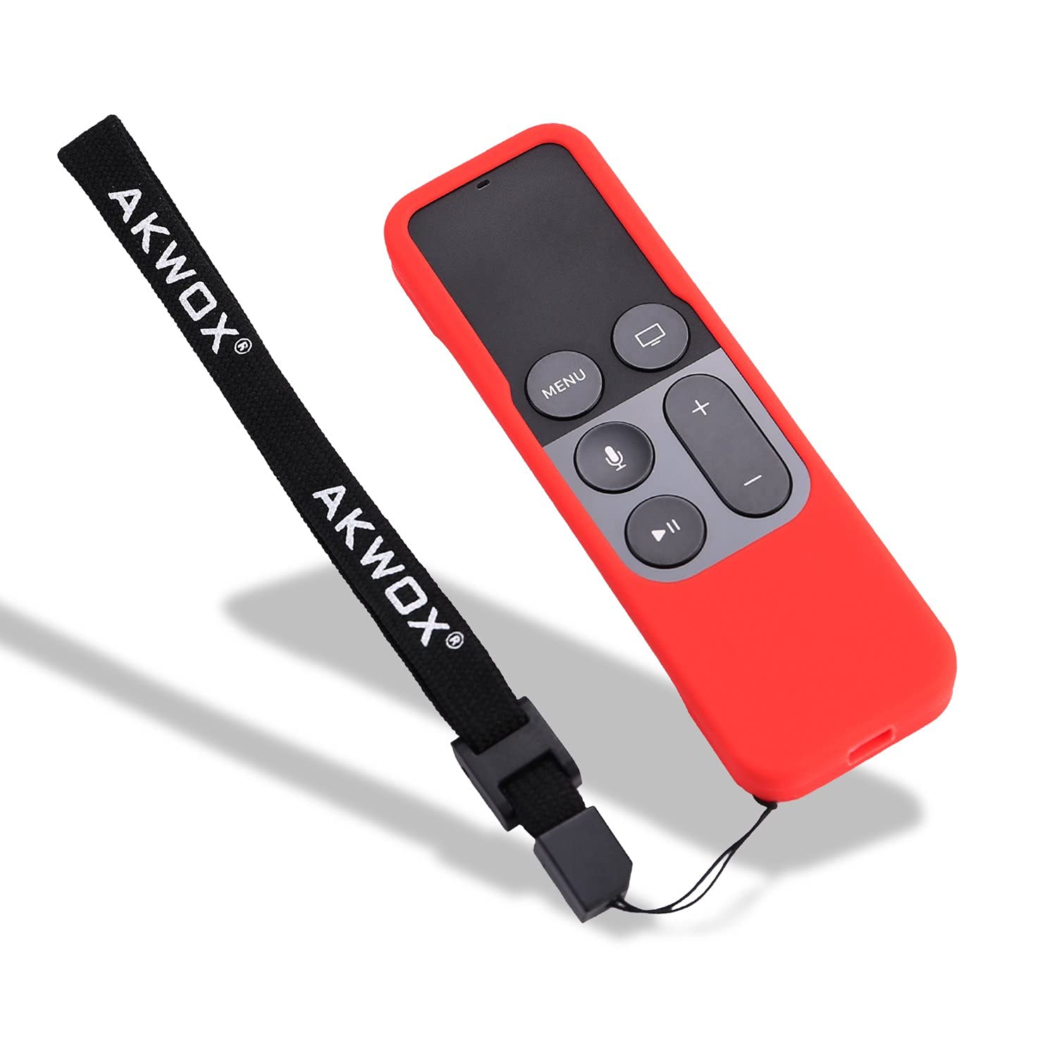 Amazon.com: Akwox Apple TV Siri Remote Case with Lanyard (Rose Red