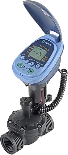 Galcon GAR6S2322P0 7101D - Temporizador de aspersor a batería con un controlador de riego profesional impermeable y de 34 pulgadas