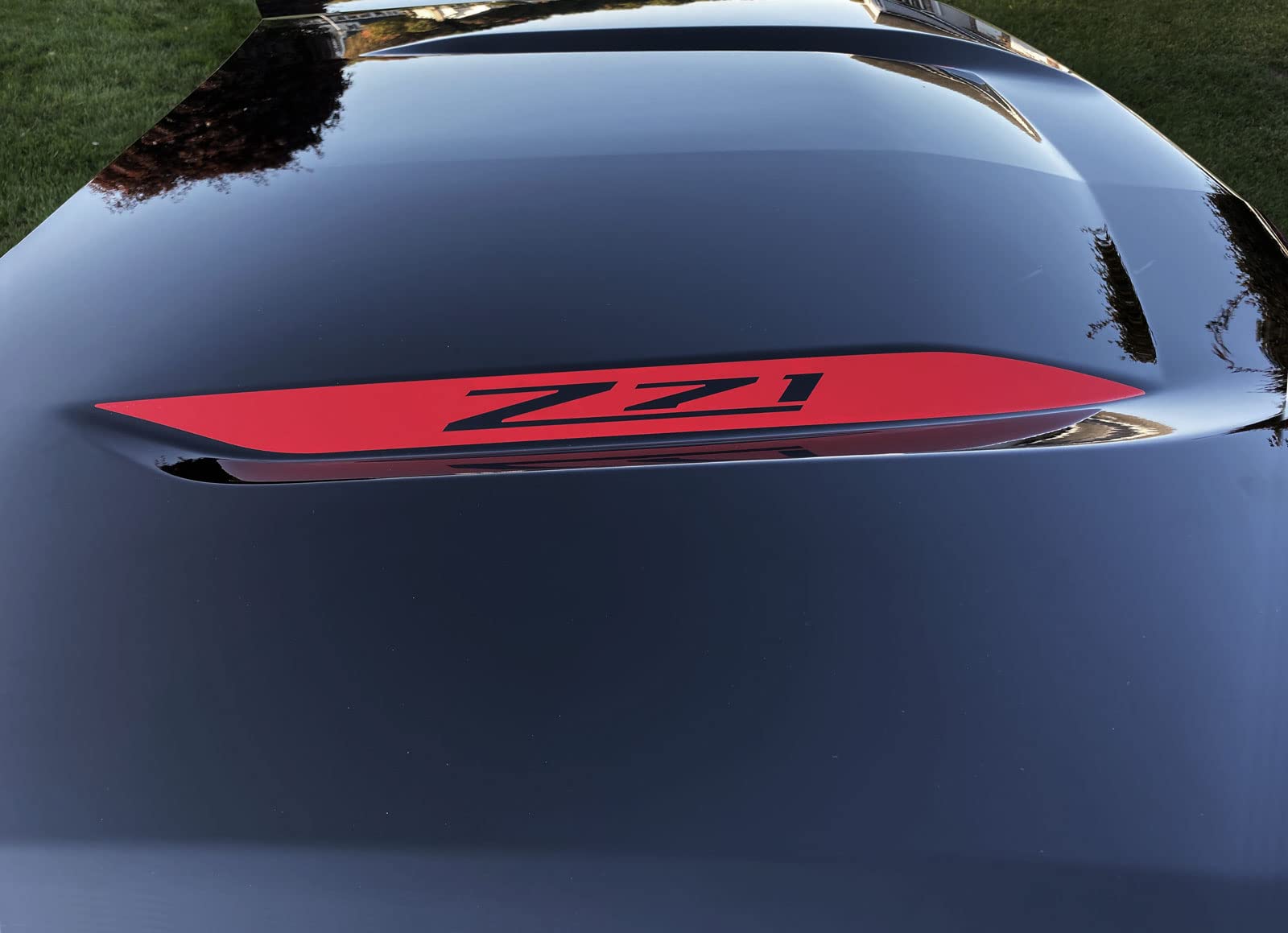 Chevy Silverado Red Z71 Hood Decals 2019-2025 Set of 2 GM Licensed