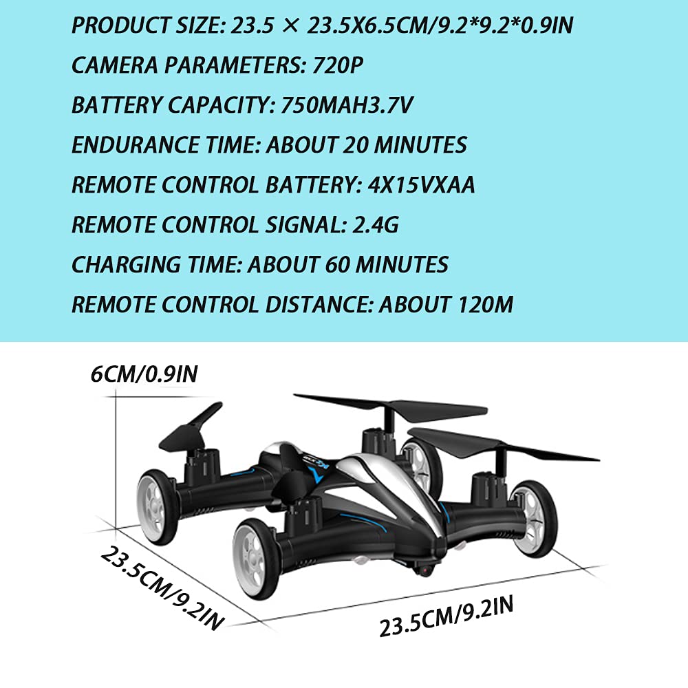 Dron z kamerą HD dla dorosłych, mini łatwy Quadcopter GPS dla początkujących z 20 min czas lotu 2,4 GHz Transmisja gestu selfie wysokość trzymać automatyczny powrót do domu, aplikacja sterowana