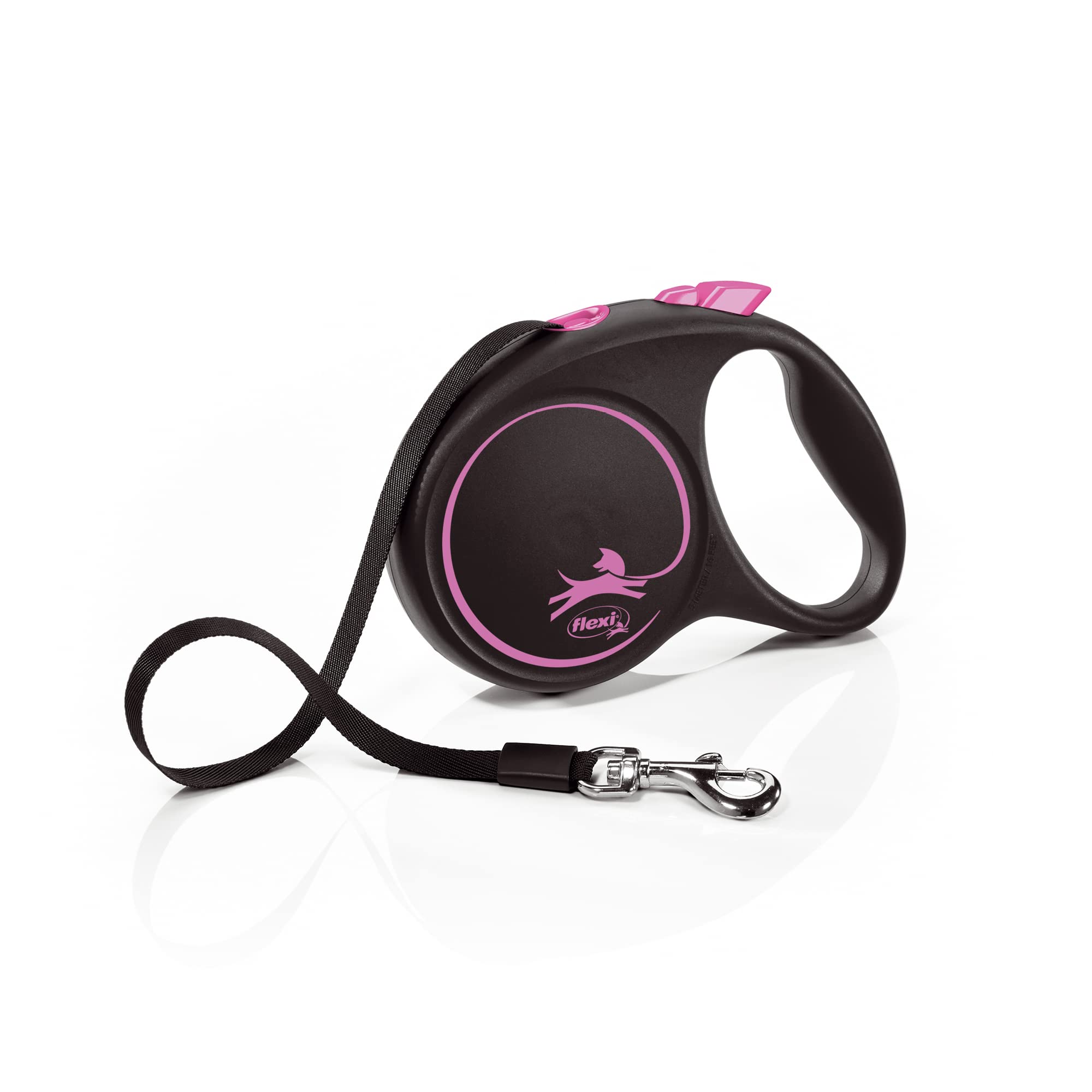 TRIXIE flexi Black Design Cinta Enrollable