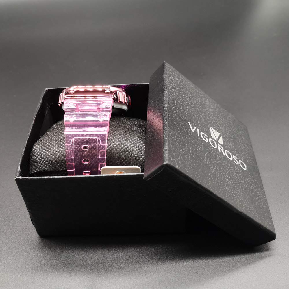 VIGOROSO Montre numérique étanche pour Homme et Femme