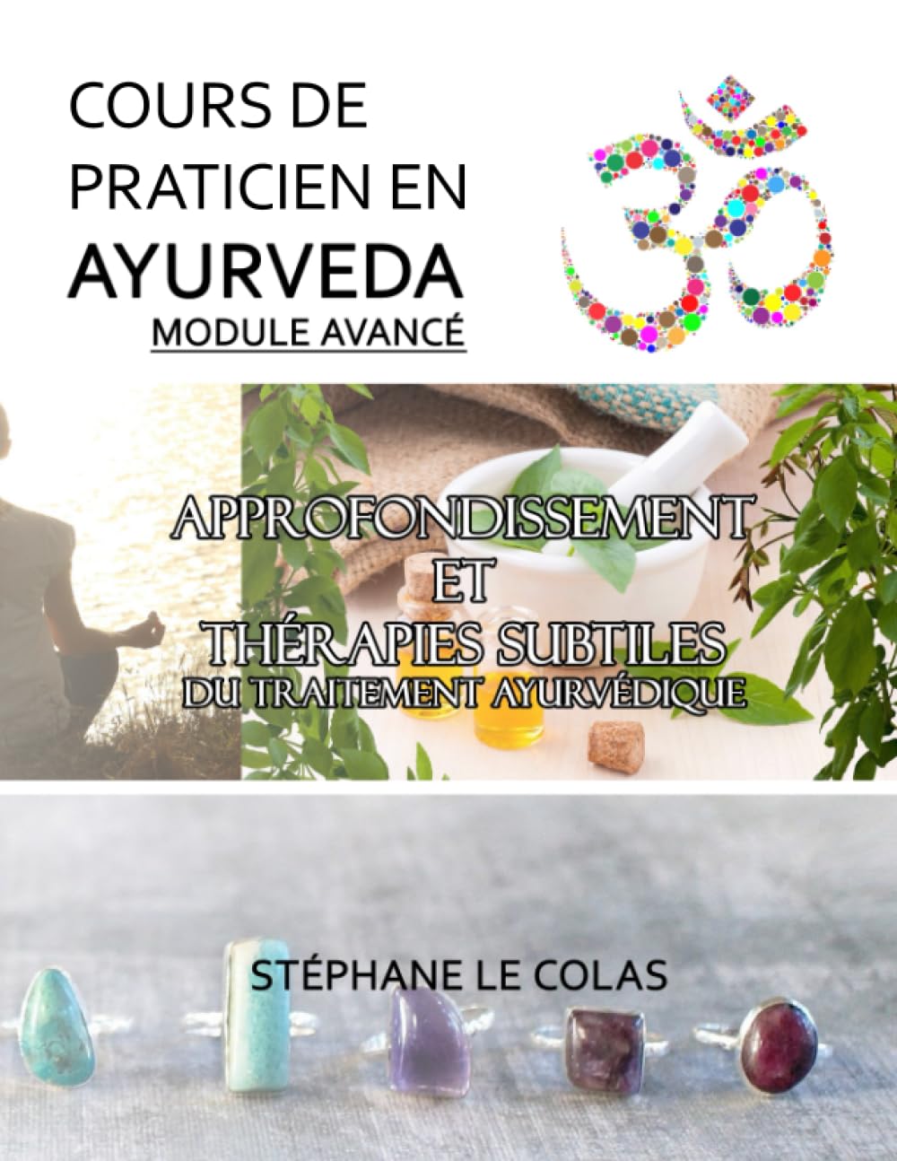 COURS DE PRATICIEN EN AYURVEDA MODULE AVANCE : APPROFONDISSEMENT ET THERAPIES SUBTILES DU TRAITEMENT AYURVEDIQUE: Phytothérapie avancée, Psychologie ... Chromothérapie et Lithothérapie, Massages...