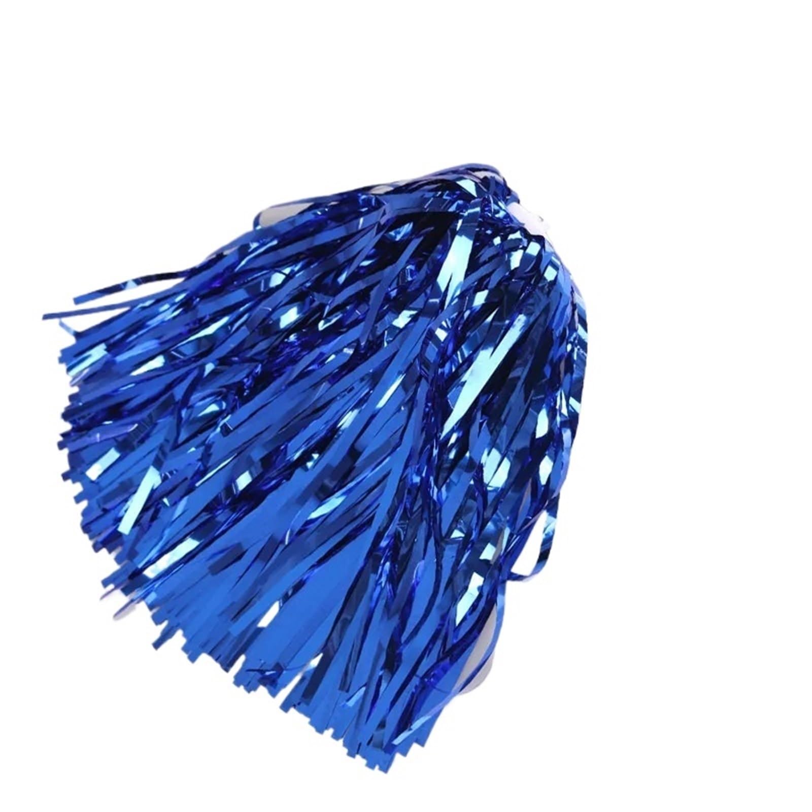 Aiqijohi Color6 Cheerleader Pom Poms Sparkly Cheer Balls With Handles For Cheerleading, Hand Dance