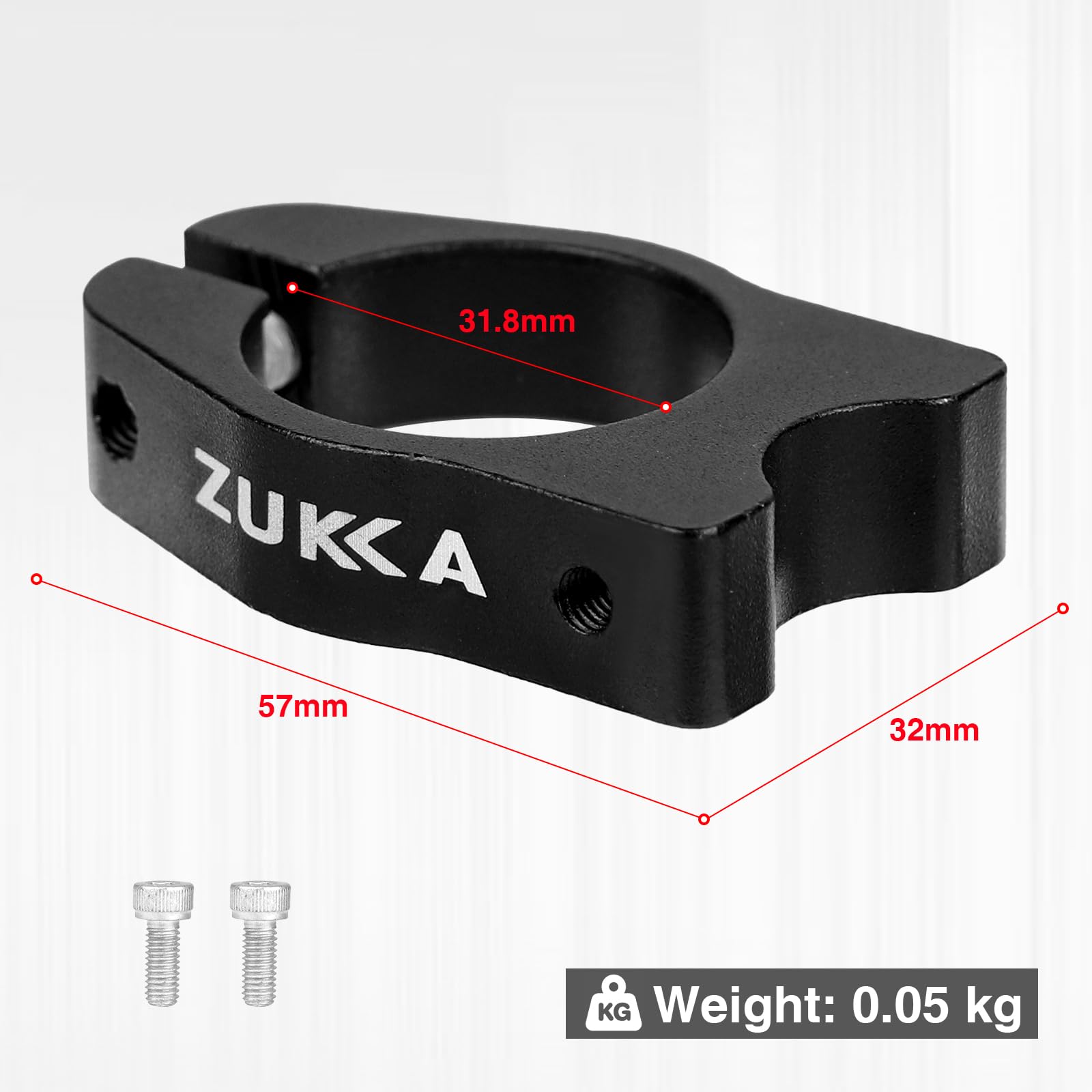 Amazon.com : WEEROCK Bike Seat Clamp 31.8mm/ 1.25 inch with