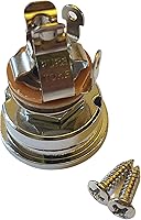 Vista 2 de Placa de conector electro-enchufe cromado con conector de salida de contacto completo de tono puro