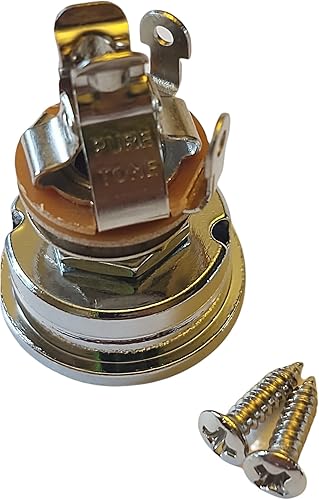 Miniatura 2 de Placa de conector electro-enchufe cromado con conector de salida de contacto completo de tono puro