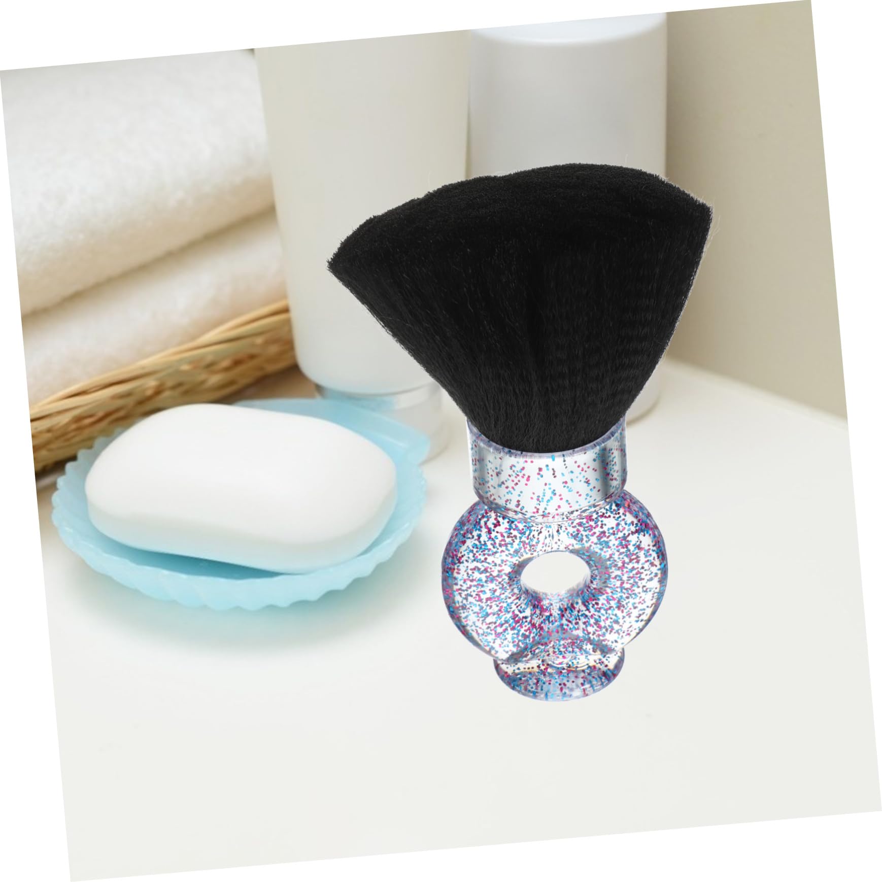 OSOLADY Hair Cleaner Brush Hairdressing Cleaning Brush Neck Duster Barber Supplies