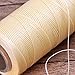 eBoot 260m 150D 1 mm Leather Sewing Waxed Thread Cord for Leather Craft DIY (Beige)