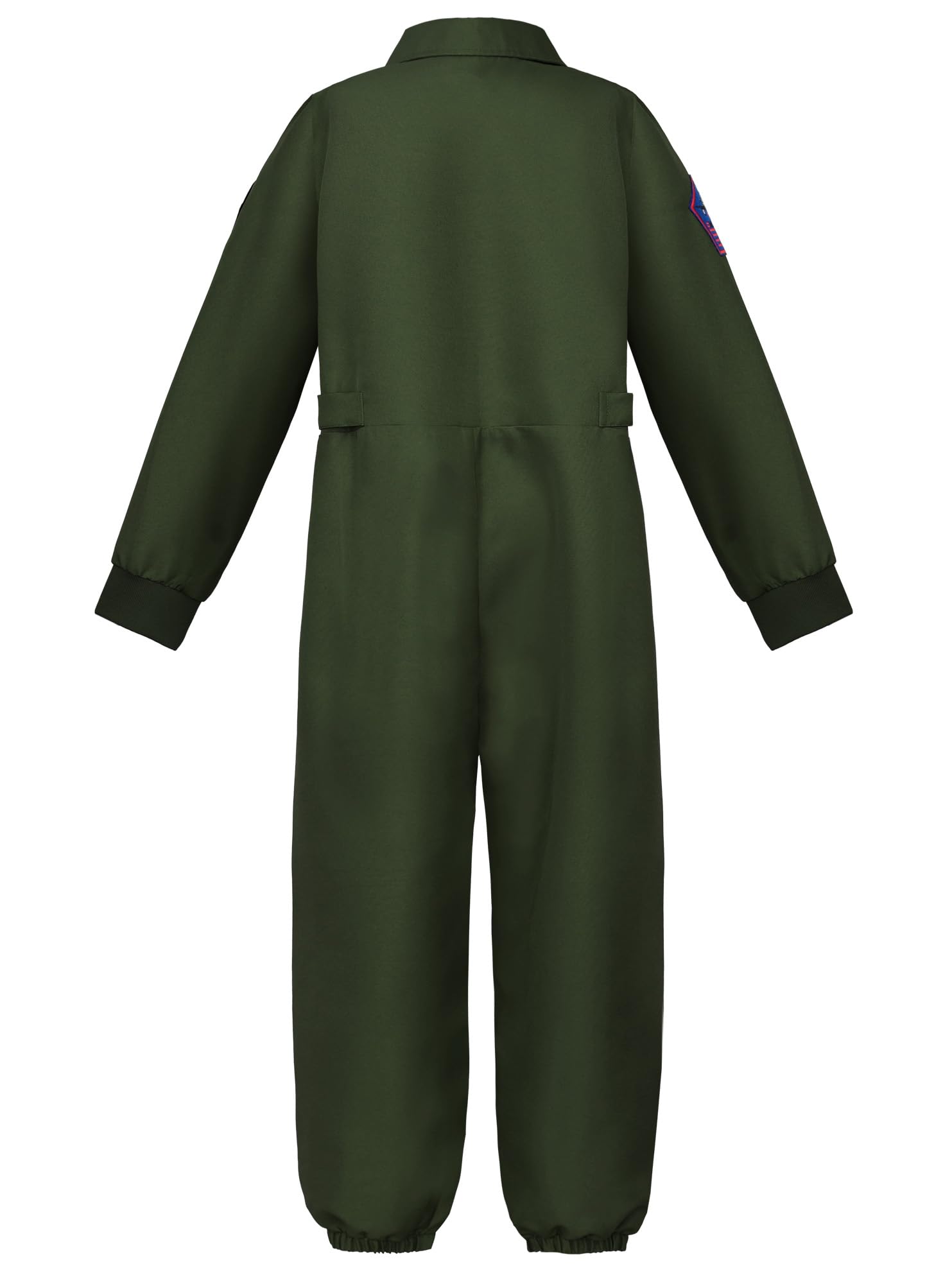 ReliBeauty Costume Pilota Bambini con Accessori, Travestimento Air Force Carnevale