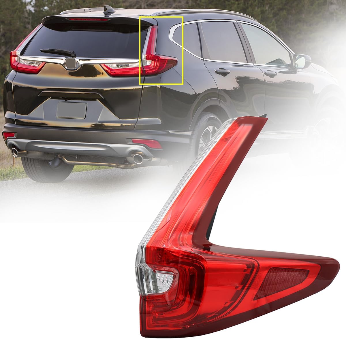 Sunhua Right Passenger Side Tail Light Assembly LED Fit for