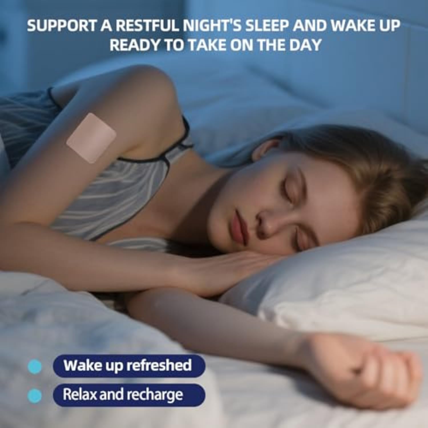 Original Sleep Patches for Adults Extra Strength | Easy-to-Apply Sleep Patch with Melatonin & Valerian | Relax & Wake Up Refreshed | Long-Lasting Night Comfort for Men & Women | 30 Patches — Amazon image 5