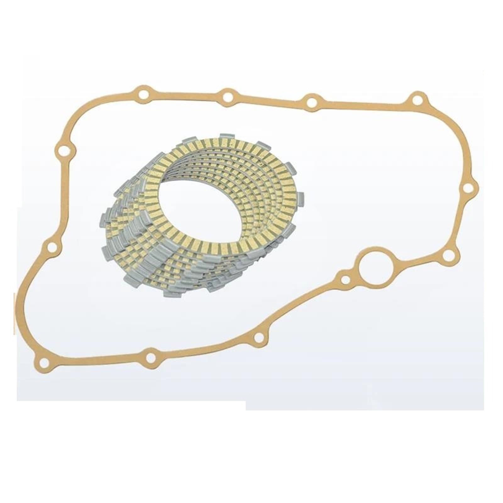 8 Pezzi Dischi Frizione In Fibra Moto Guarnizione Coperchio Carter Destro Per CRF250R 04-07 CRF 250 R CRF250
