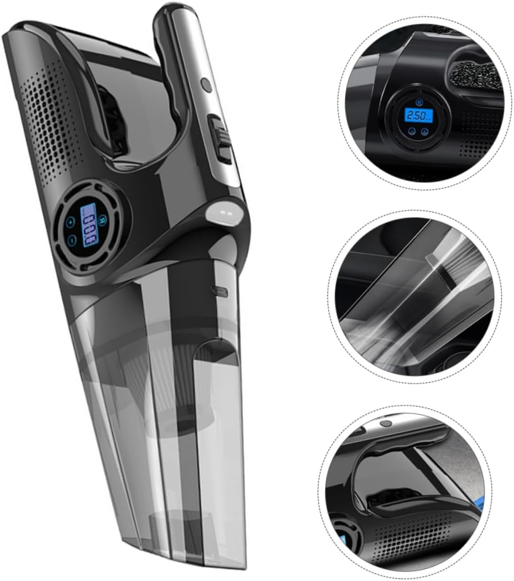Mobestech 120w Material Car Vacuum Inflator Pump Pressure Gauge Led Light Eco-Friendly Filter