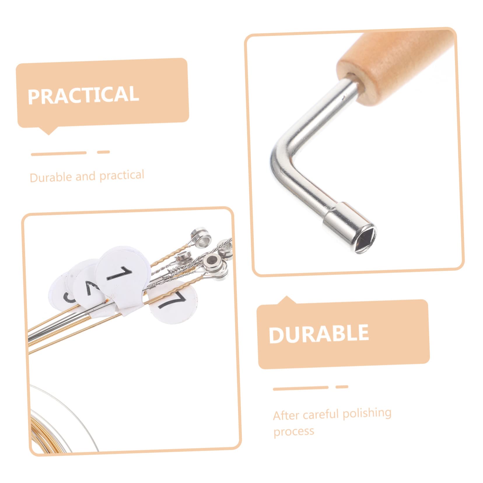 Chiavi Di Accordatura Per Arpa Lyra - Perni A Forma Di L Professionali Per Regolare Le Corde - Foto 10