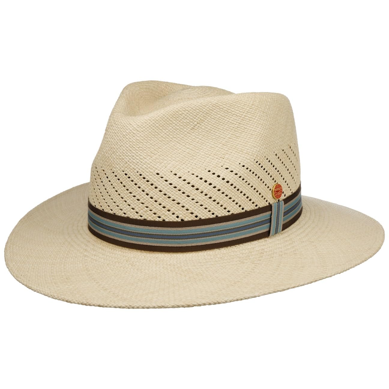 Mayser Vented Crown Panama Hat Men - Made in The EU