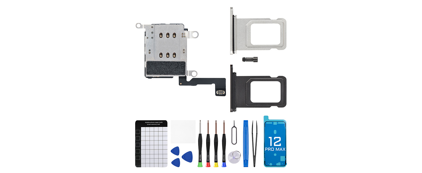 Amazon.com: Risidamoy for iPhone 12 Pro Max Dual SIM Card Reader