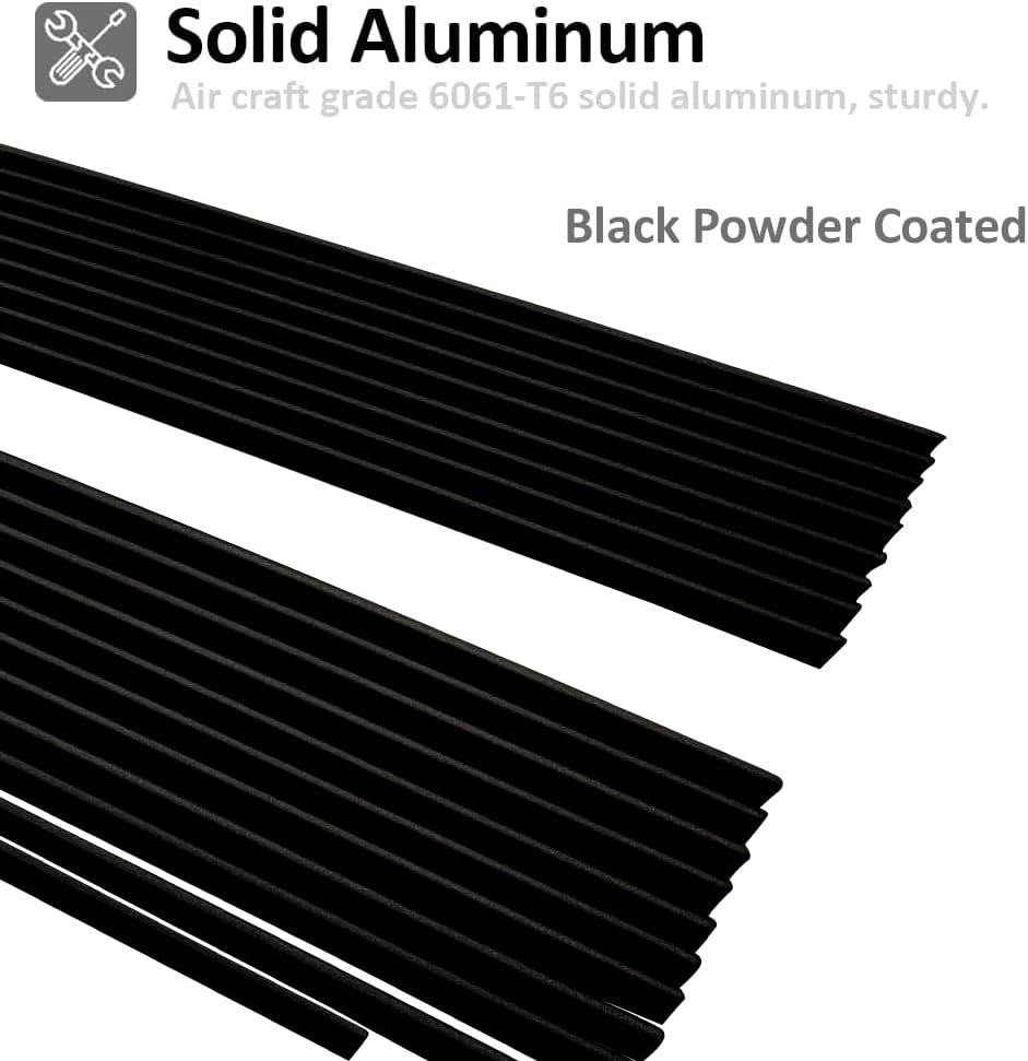 Front Grille Combo Compatible with Chevy Silverado 2500HD 3500HD 2015-2018 & 2019 LTZ Without Z71 Package Main Upper Lower Bumper Black Aluminum Horizontal Billet Grille Grills