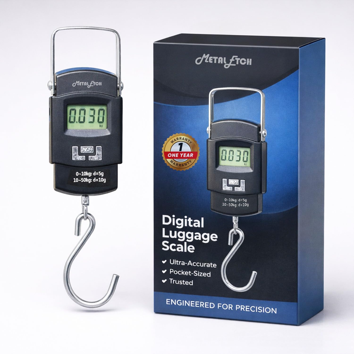 Digital Weight Machine for Luggage |1 Year Warranty| Portable Digital LED Screen Luggage Weighing Scale |Travel Weighing Scale for Flights High Precision Luggage Weight Scale|-image-34