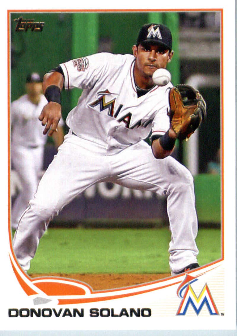 Amazon.com: 2013 Topps #543 Donovan Solano Marlins MLB Baseball Card NM-MT  : Collectibles & Fine Art