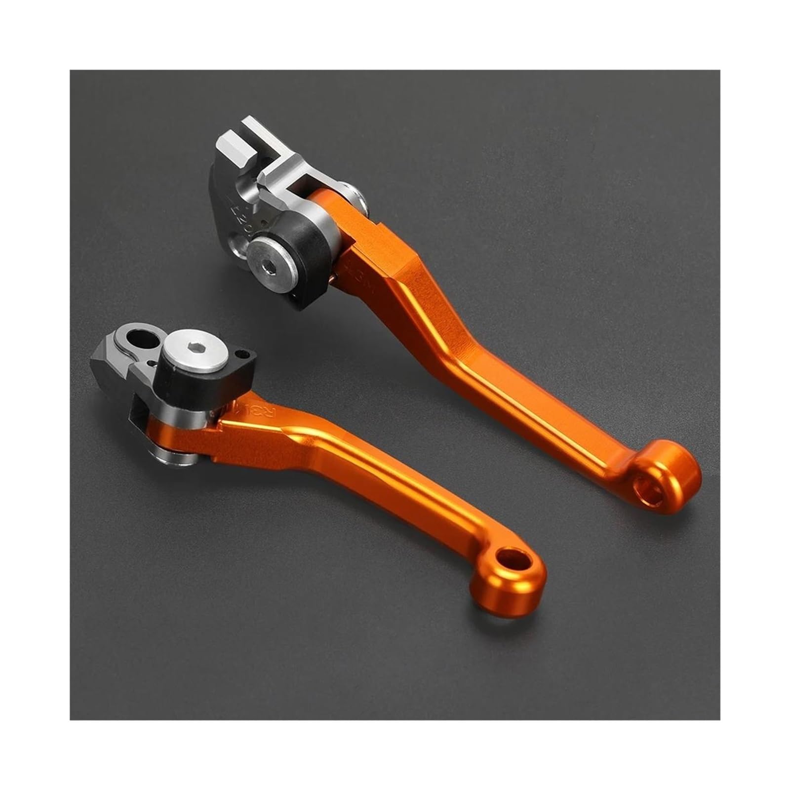 XNZQQAGRZ for Yamaha YZ85 YZ 85 2015-2025 Motorcycle Pivot Clutch Brake Levers Dirt Bike Lever(Orange)