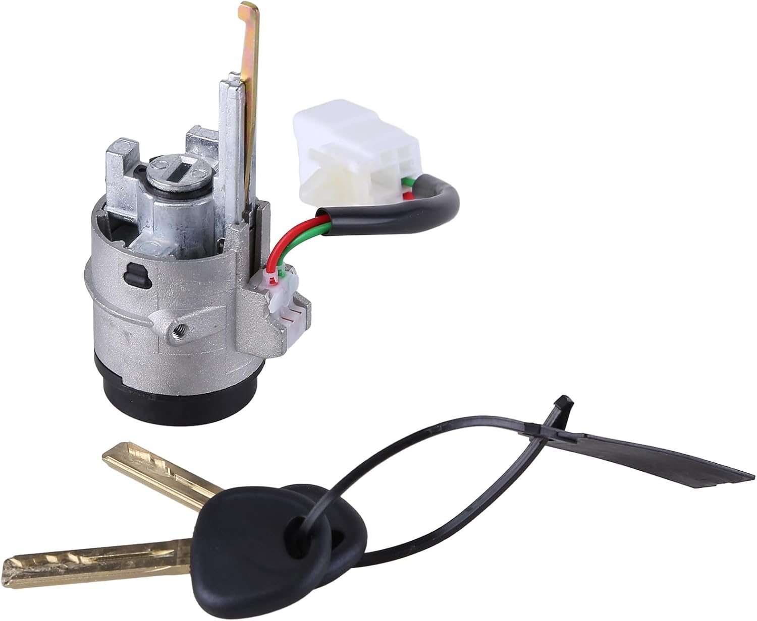81900-1GF20 Ignition Lock Cylinder with 2 Keys Compatible for 2010 2011 Kia Rio Rio5 Car Ignition Switch Lock Cylinder, Left Driver Side Door Lock Cylinder 819001GF20