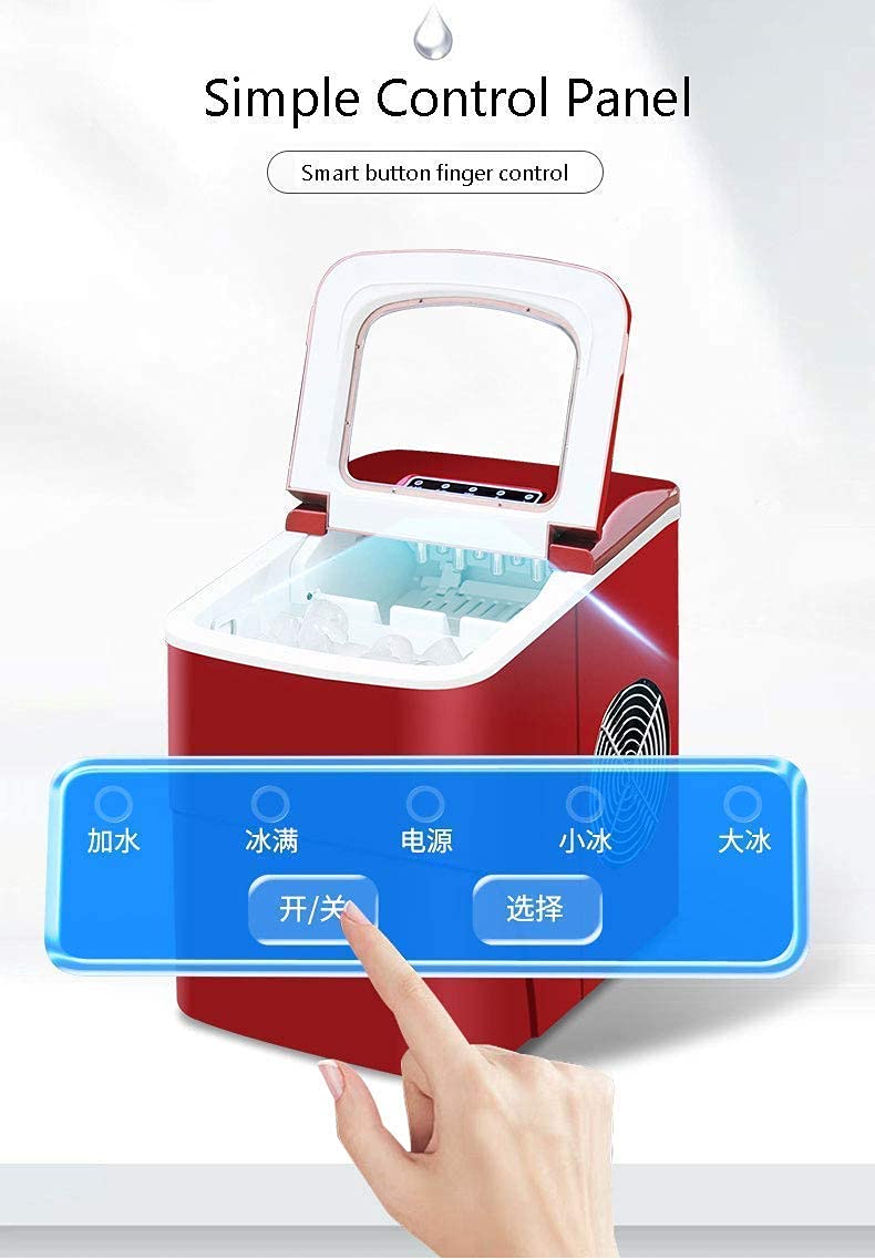 Amazon.co.jp: 自動製氷機、15kgの氷/ 24h小型電気アイスキューブ