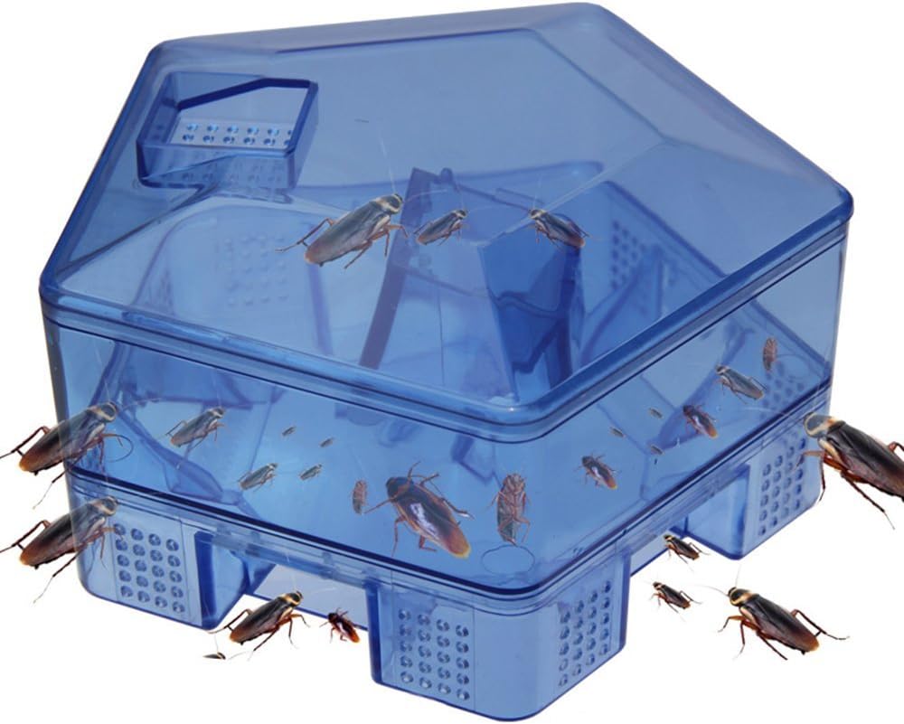 Brezzycloud Cockroach Trap Box Catcher Pest Killer Bait- No Pollution for Home, Official use, Kitchen