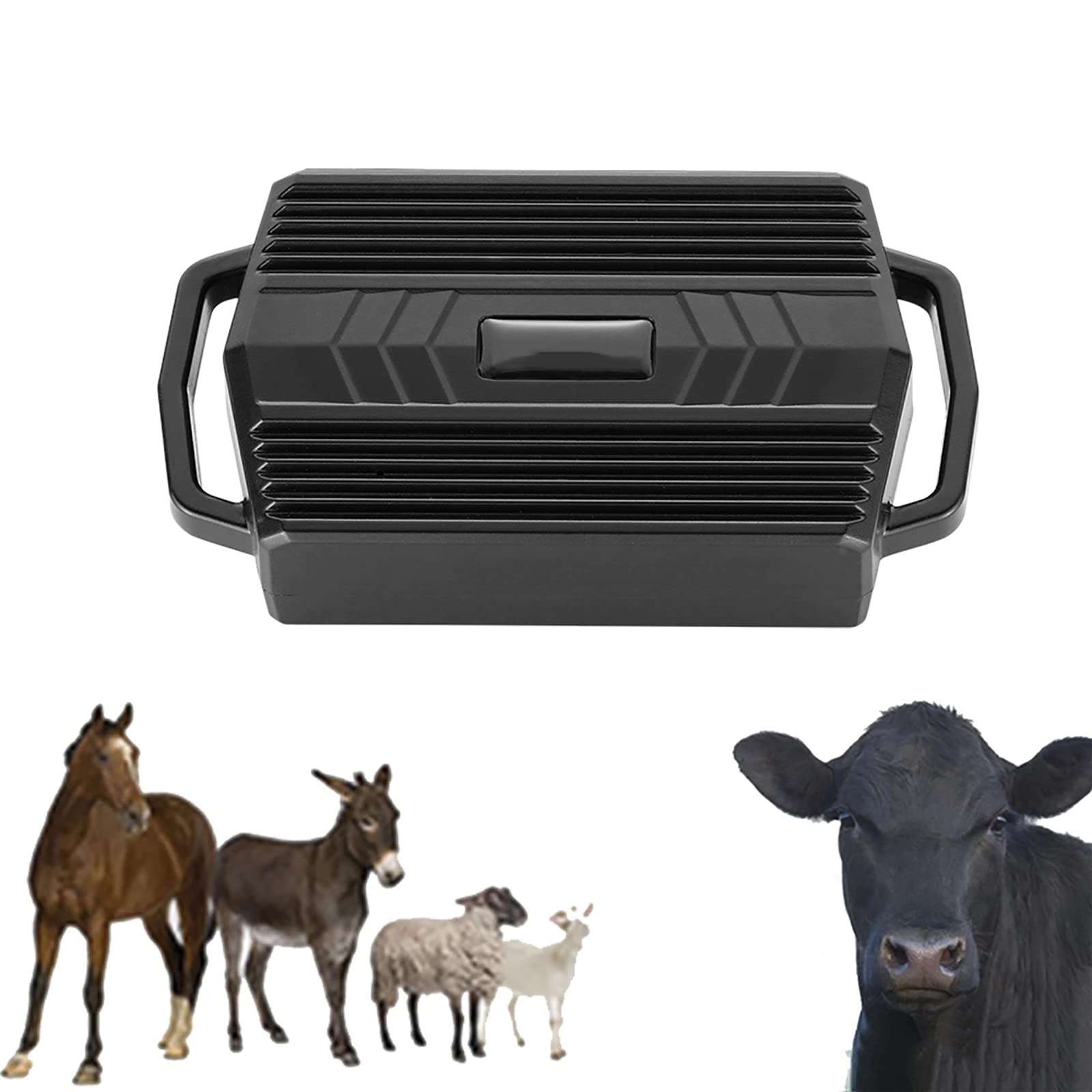 Rastreador GPS Animal, Latitud Y Longitud/Tiempo/Velocidad En Tiempo Real, Alarmas De Exceso De Velocidad Y Cambio, para Localizador GPS Cow Camel 3000mAh Y Monitor De Automóvil
