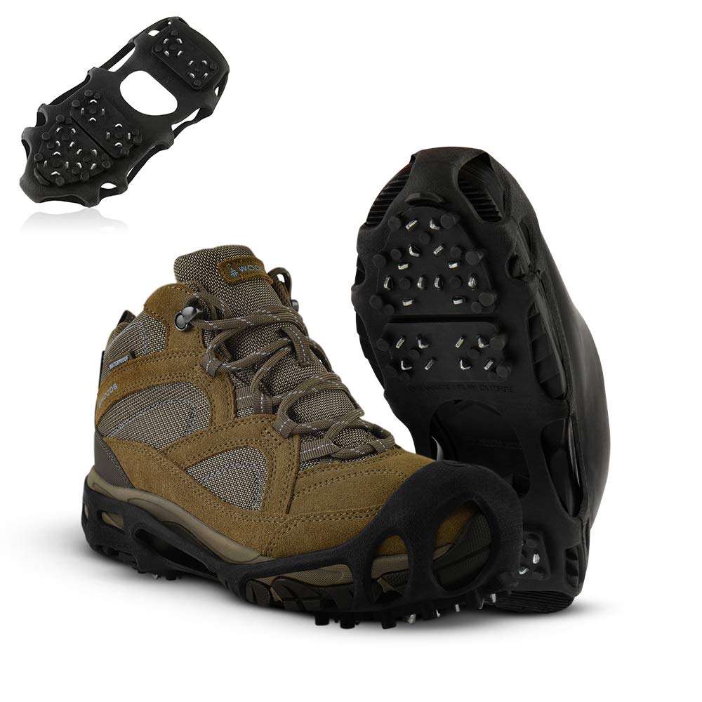 Lot De 4 Crampons Antidérapants Pour Chaussures - Crampons Pour Chaussures Crampons Pour Chaussures Crampons De Chaussures Neige Semelles De Glace Pour Randonnee L 98119859