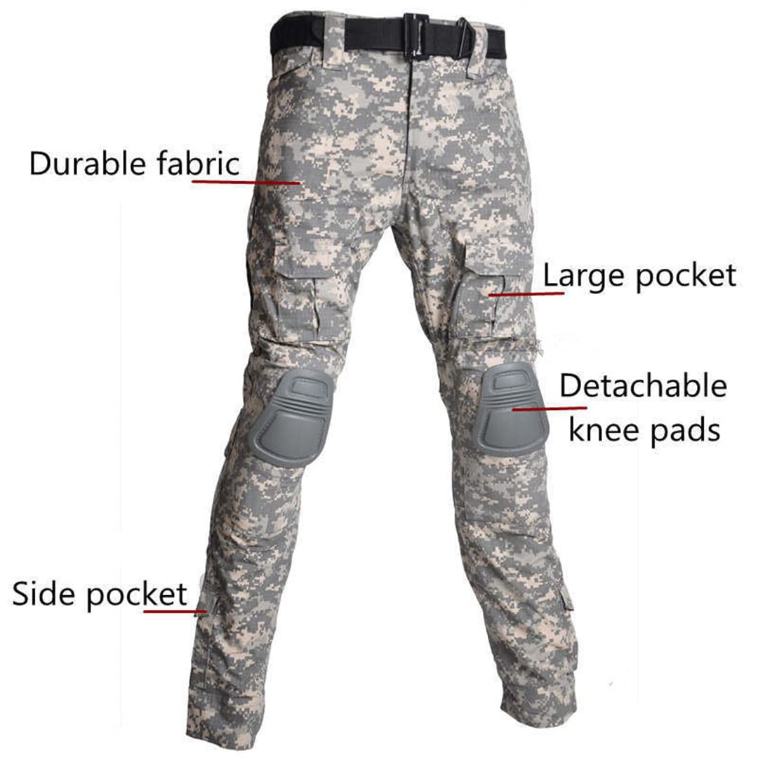 Taktyczny kamuflaż wojskowy mundur odzież wiatrówka wojskowa koszula bojowa Airsoft + spodnie cargo