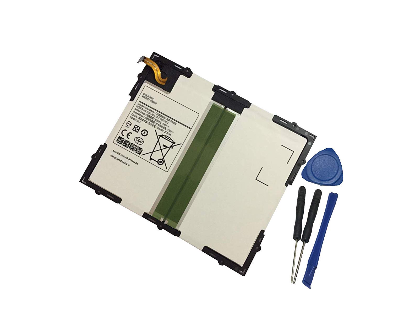 EB-BT585ABE Replacement Battery for Galaxy Tab A 10.1" 2016 TD-LTE SM-T580 P580 SM-T585 T585C P585 P585M SM-T587 T587P Series EB-BT585ABA