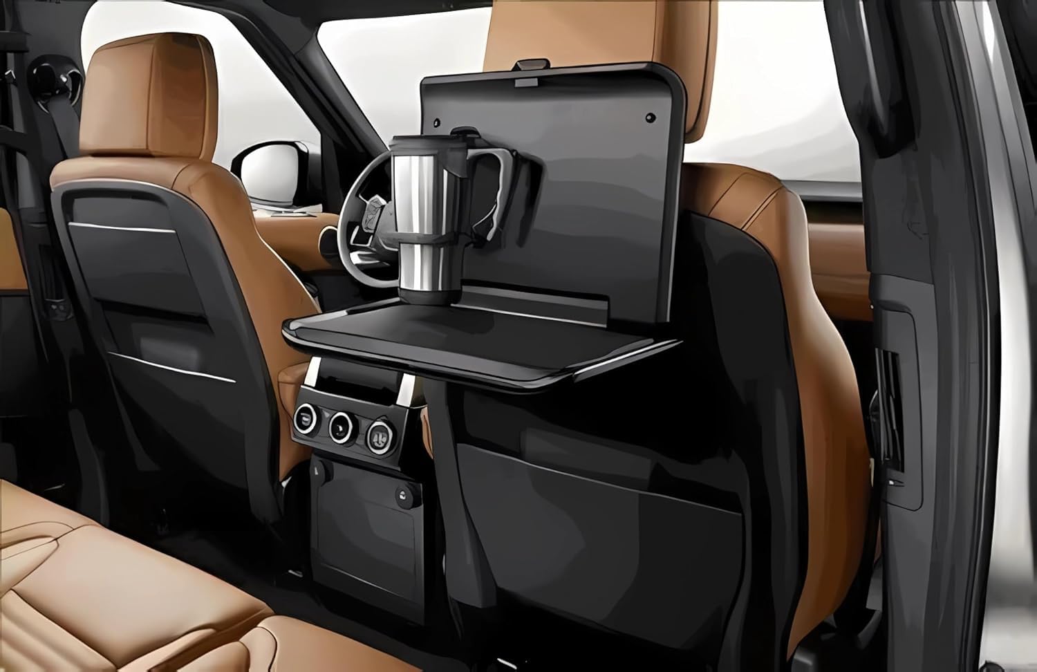 ランドローバー純正　クリック＆ゴー　折りたたみテーブル Amazon.com: Click and Go Folding Seat Back Table Desk Fit