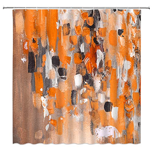 Sokdcam Duschvorhang Herbst-Kürbis-Design – Wasserdicht, 183 X 183 Cm, Mit 12 Haken