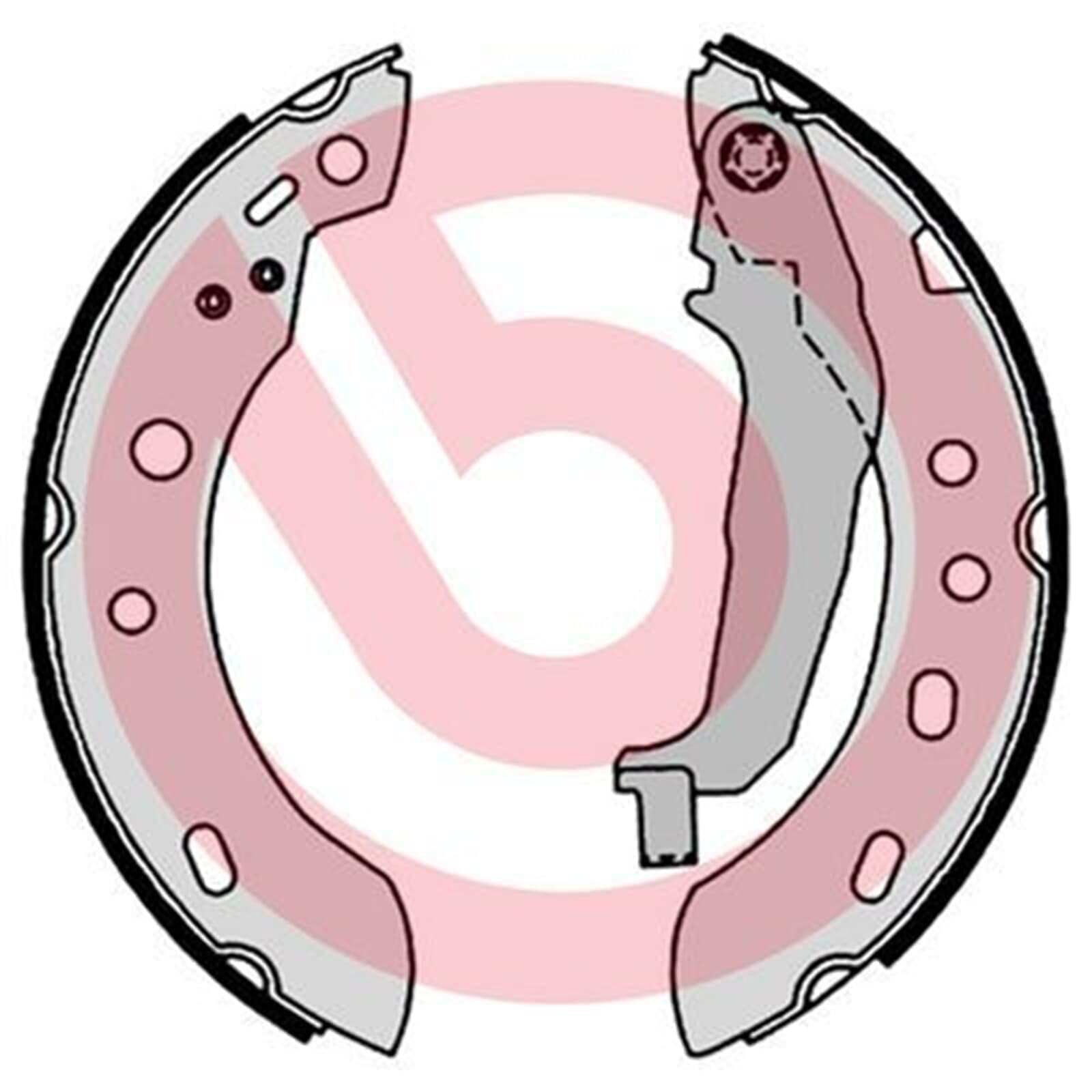 BREMBO Bremsbackensatz S56551