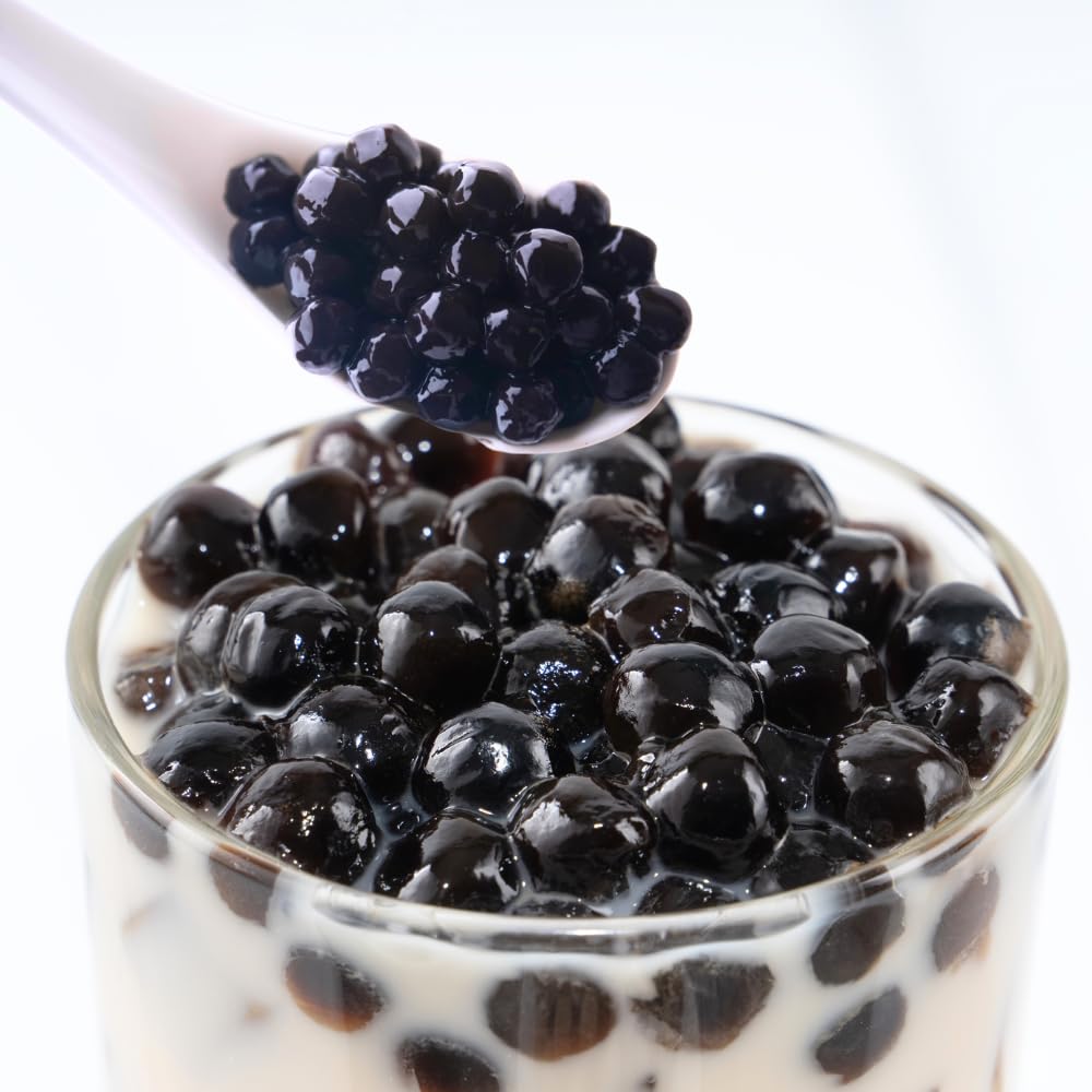 Amazon.co.jp: タピオカ ブラック 500g 約13食から15食分 冷凍