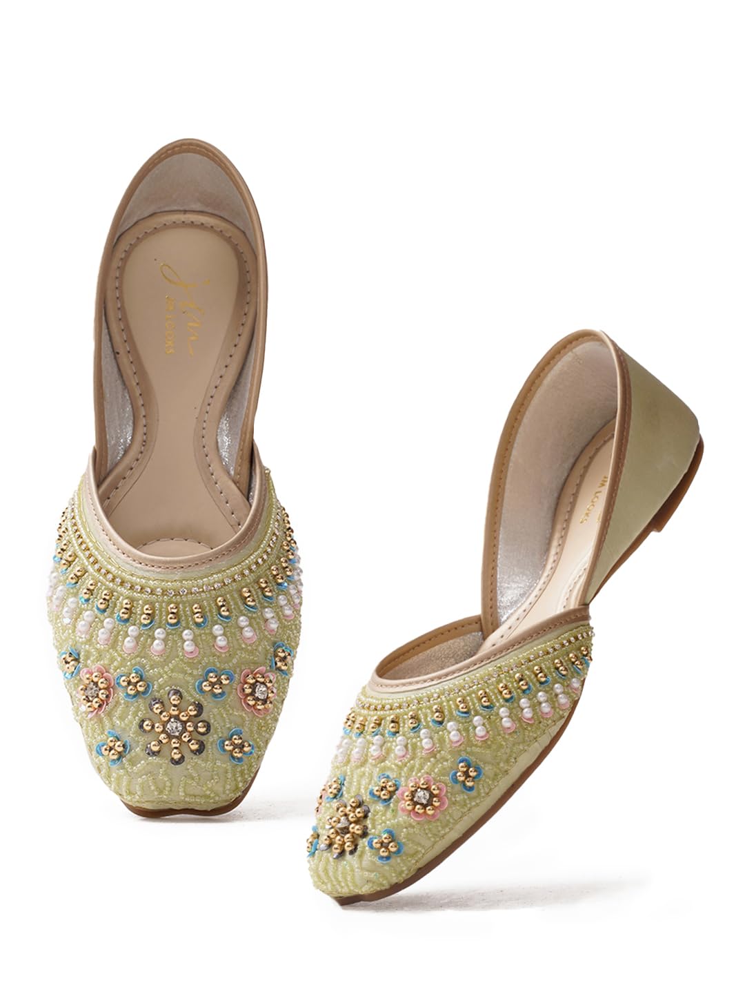 JM LOOKS Women's Handcrafted Embellished Jutti | Traditional & Stylish Ethnic Footwear | Comfortable & Festive for Women - Review, Price and Buying Guide