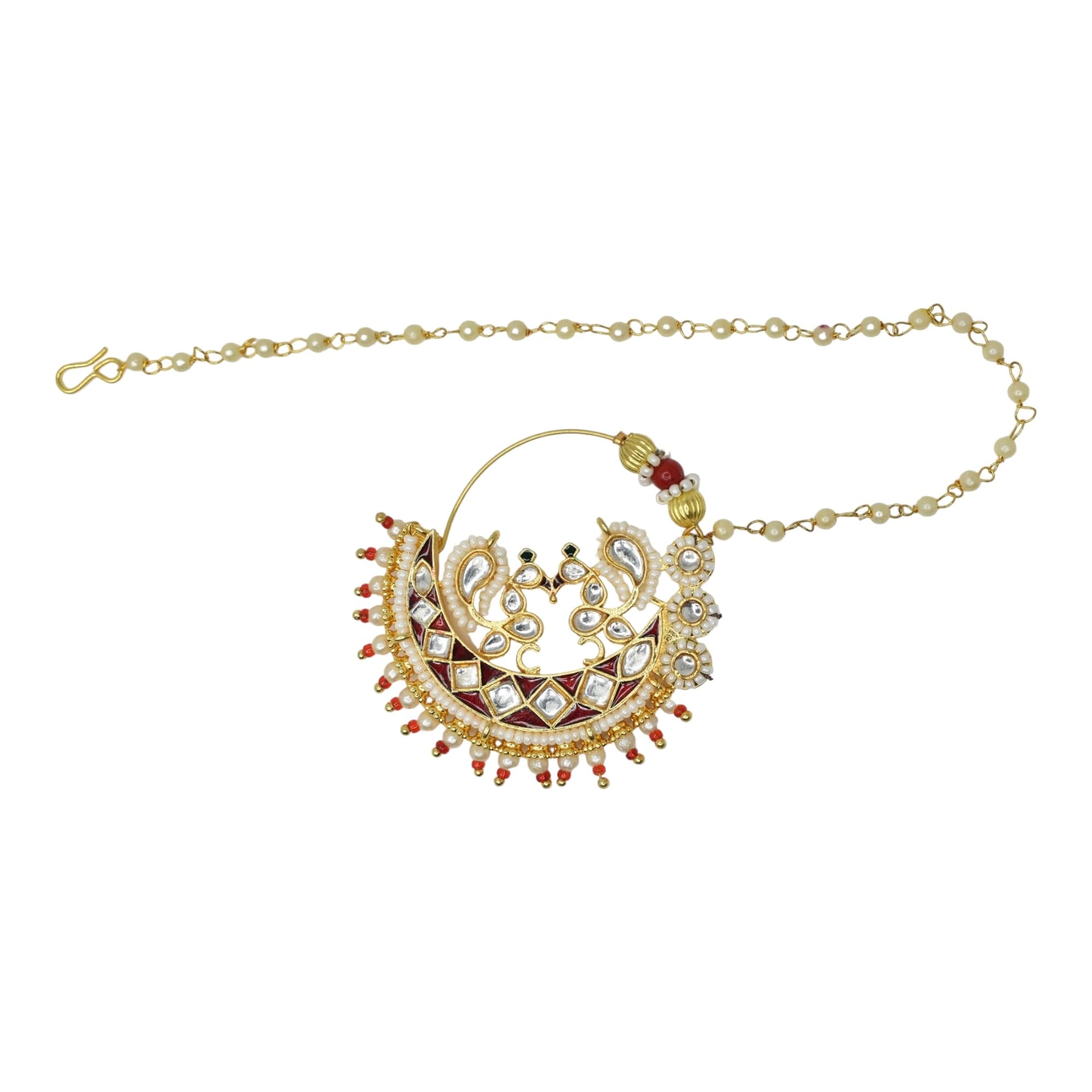 See full amazon price history chart for Meira Jewellery Pearl studded Rajputi Style Brass jadau kundan Red Meenakari White stone studed Heavy Bridal nathani with chain nathuni nathiya nath for women n girls Meira Jewellery Pearl studded Rajputi Style Brass jadau kundan Red Meenakari White stone studed Heavy Bridal nathani with chain nathuni nathiya nath for women n girls (B0CNTKVDKW) Amazon Price History, Amazon Price Tracker