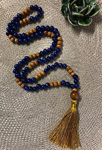 Japamala 108 Contas Sementes De Açaí e Madeira