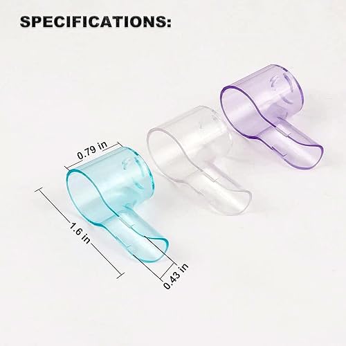 Miniatura 3 de ASYH 8 cabezales de cepillo de dientes a prueba de polvo, compatible con Oral B iO Series Pro 1000, 1500, 5000, 7500, cabezal de cepillo de dientes