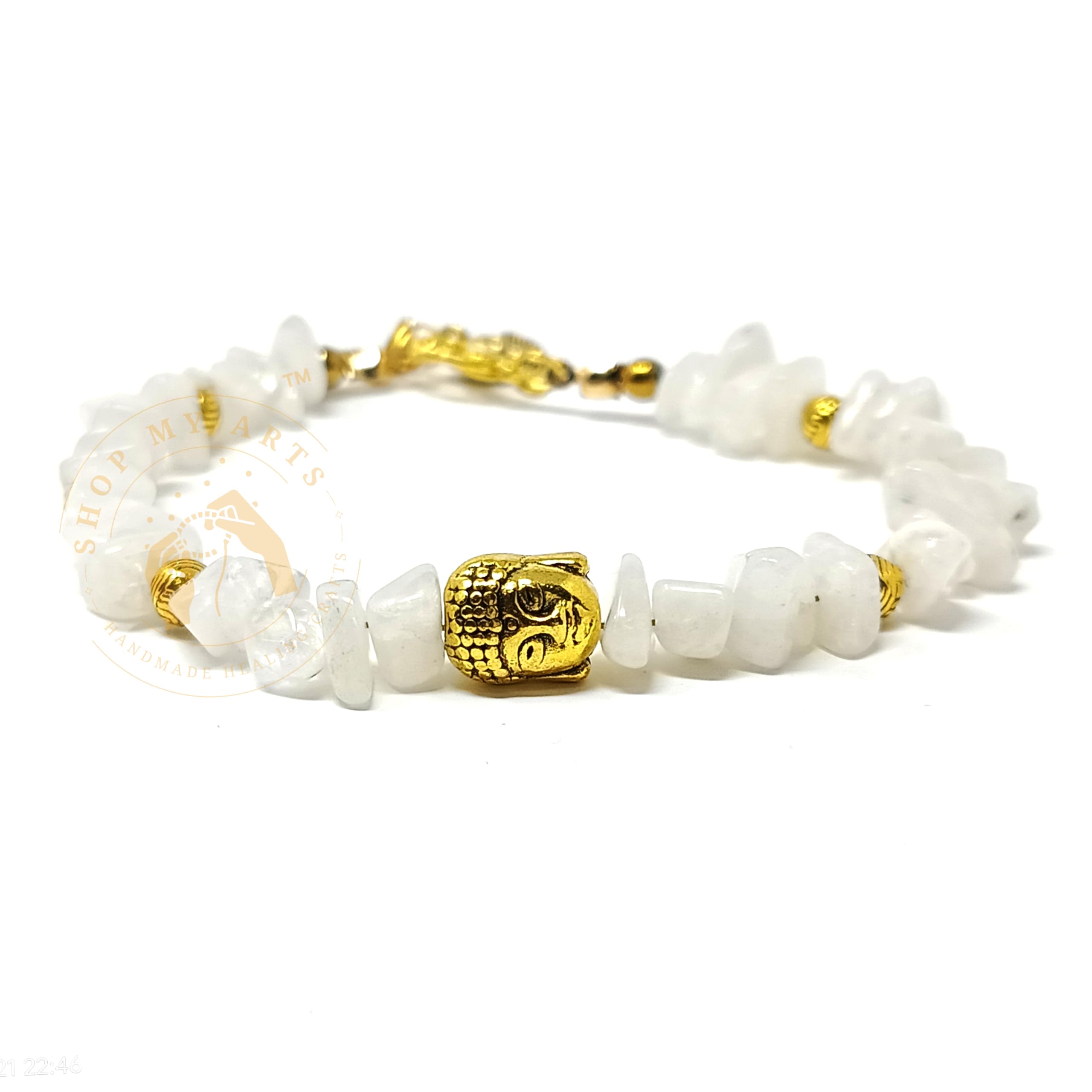 SHOP MY ARTS Rainbow Moonstone Bracelet for Women Men with Buddha - Stylish Crystal Bracelet for Meditation, Chakra Balancing, Reiki Healing Crystal Girls Gifts (Hook Lock) (B0CQW8Y3PK) Amazon Price History, Amazon Price Tracker