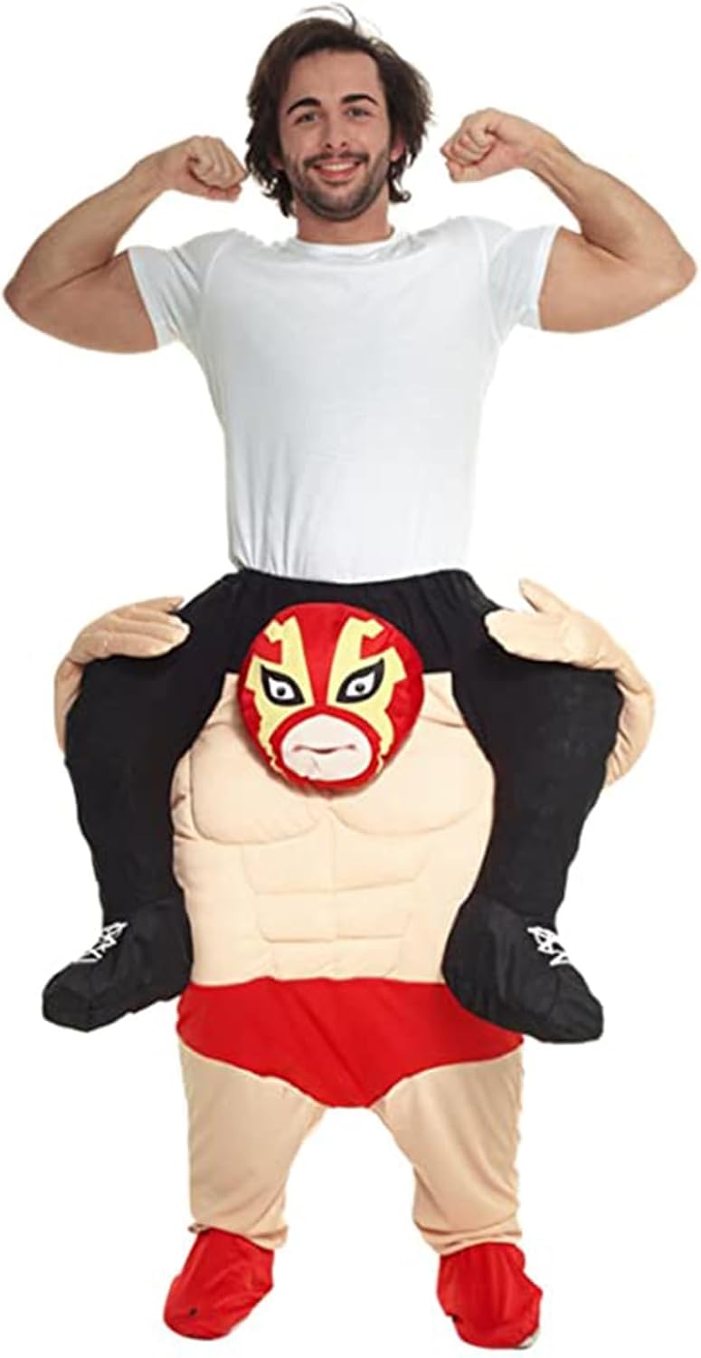 Morph Costumes Adults Piggyback Funny Characters Ride on Halloween Costumes for Adults