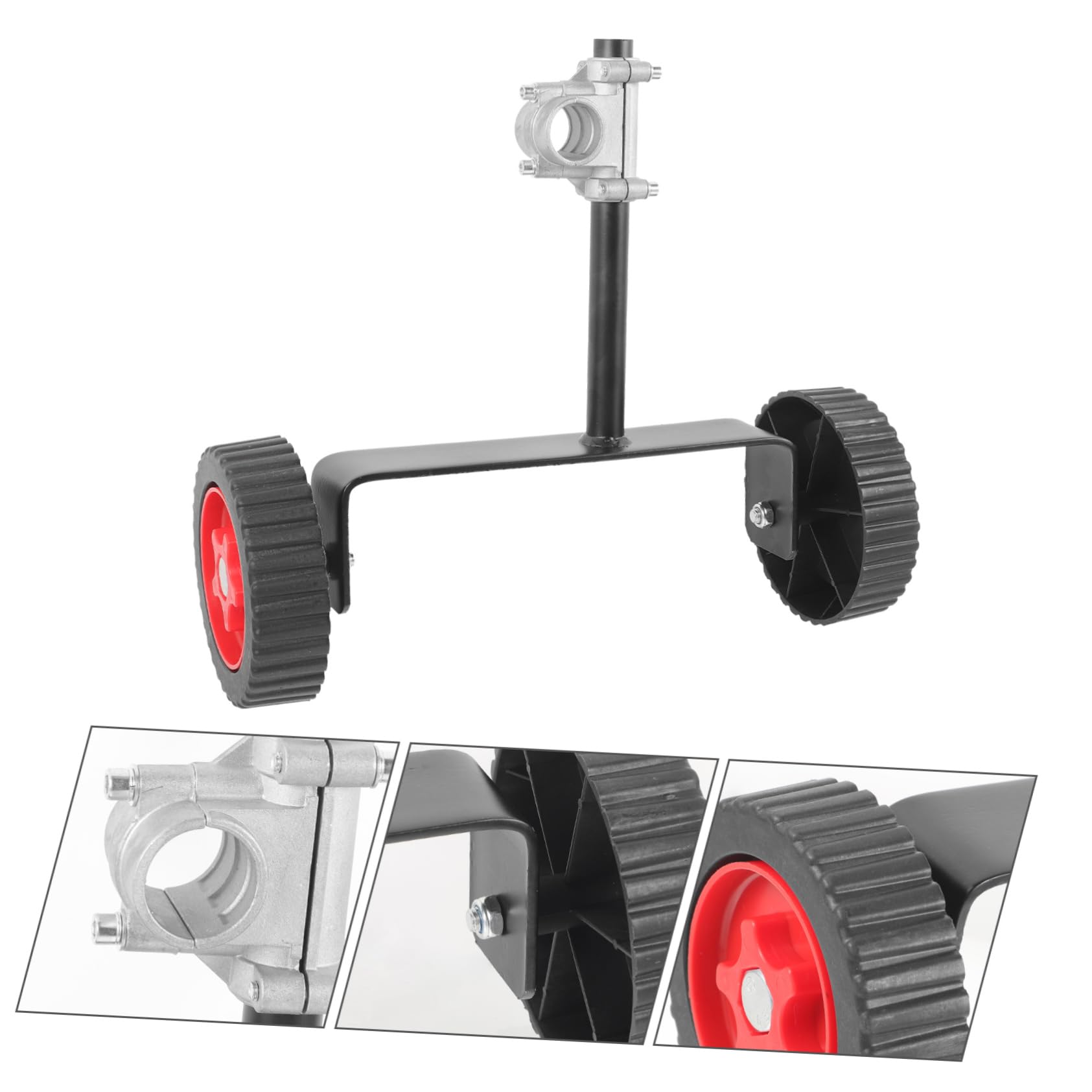 Ruedas de Cortacésped Soporte para Jardín Portátiles Accesorios de Repuesto Compatibles para Césped y Terrazas